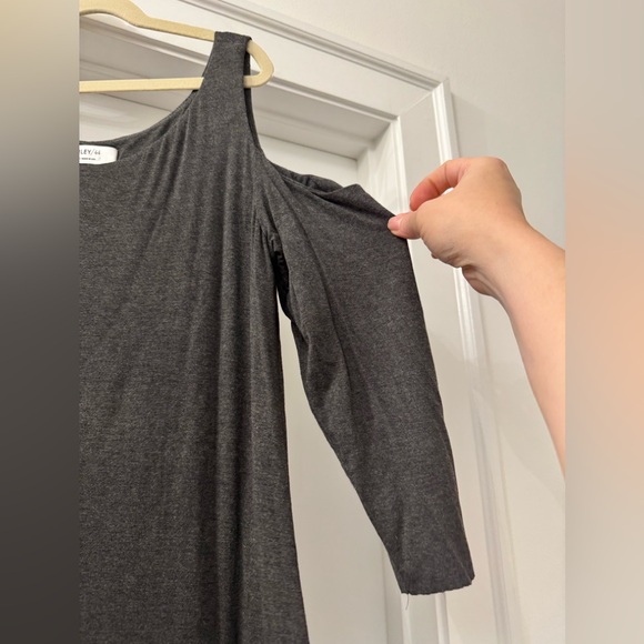 Faux Leather Cutout Sleeve Dress from Saks - Picture 2 of 5